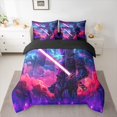 thumbnail image 2 of jejeloiu 3D Soldier Lightsaber 7-Piece Twin Bedding Sets,Modern Fashion Gaming Bedding Comforter Set,Purple Pink Blue Sheet Sets For Boys,Ultra Soft Home Decor Reversible, 2 of 8