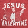 thumbnail image 2 of Mens Jesus Is My Valentine T Shirt Funny Valentines Day Religious Christian Joke Tee for Guys Graphic Tees, 2 of 9