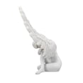 thumbnail image 4 of Resin Angel Figurines Sculpture With Detailed Feathered Angel Wings And Sitting Pose For Home Or Office Decor Display Shelf Multicolor, 4 of 4