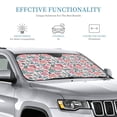 thumbnail image 2 of Bingfone Flower Leaves Car Windshield Sunshade,Sun Foldable Sun Shield Sun Visor for Car - Small, 2 of 8