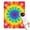 Rainbow Tie Dye, variant on Rainbow Tie Dye Mandala Pattern Blanket,Comfortable Soft Flannel Throw Blanket,All Season,Warm Lightweight Blankets for Sofa Bed Couch Living Room Chair,30"x40"