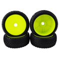 thumbnail image 1 of 4 piezas Serie 17 mm Hex 1/8 Control remoto Neumáticos de goma para automóviles todoterreno Accesorios para llantas traseras para MP9, 3, 1 of 5