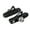 Black-black, variant on 2pack High Performances Bike Brake Pad Durability Rubber Bike Brake Block for Effective Braking