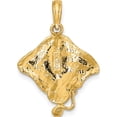 thumbnail image 4 of 14K Yellow Gold Stingray Charm (25 X 19) Made In United States k7567, 4 of 5