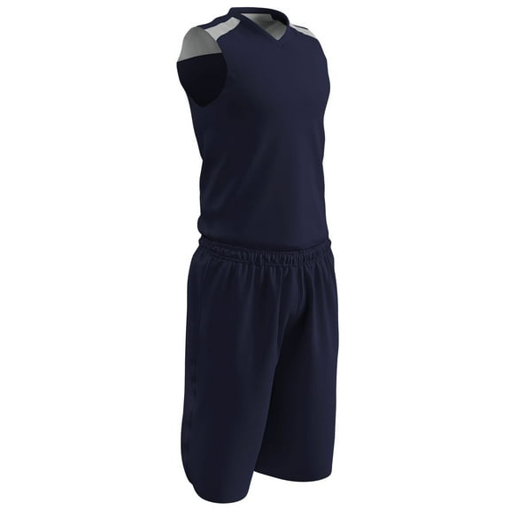 Champro Free Toss Jersey Women's Basketball jersey (2XL, Nvy/Wht)
