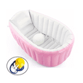 thumbnail image 1 of Bañera Plegable Con Bomba para Bebé Rosa, 1 of 3