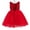 Red, variant on Qudderr 18M-6T Girls Tulle Tutu Dress for Baby Kids Summer Sleeveless Party Dresses Toddler Mesh Princess Gown