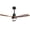 Brown, variant on Sofucor 48 Inch Ceiling Fan with Light, Solid Wood Low Profile Ceiling Fans with Lights and Remote, Quiet DC Motor, 3 Blade Ceiling Fan for Bedroom Living Room Patio