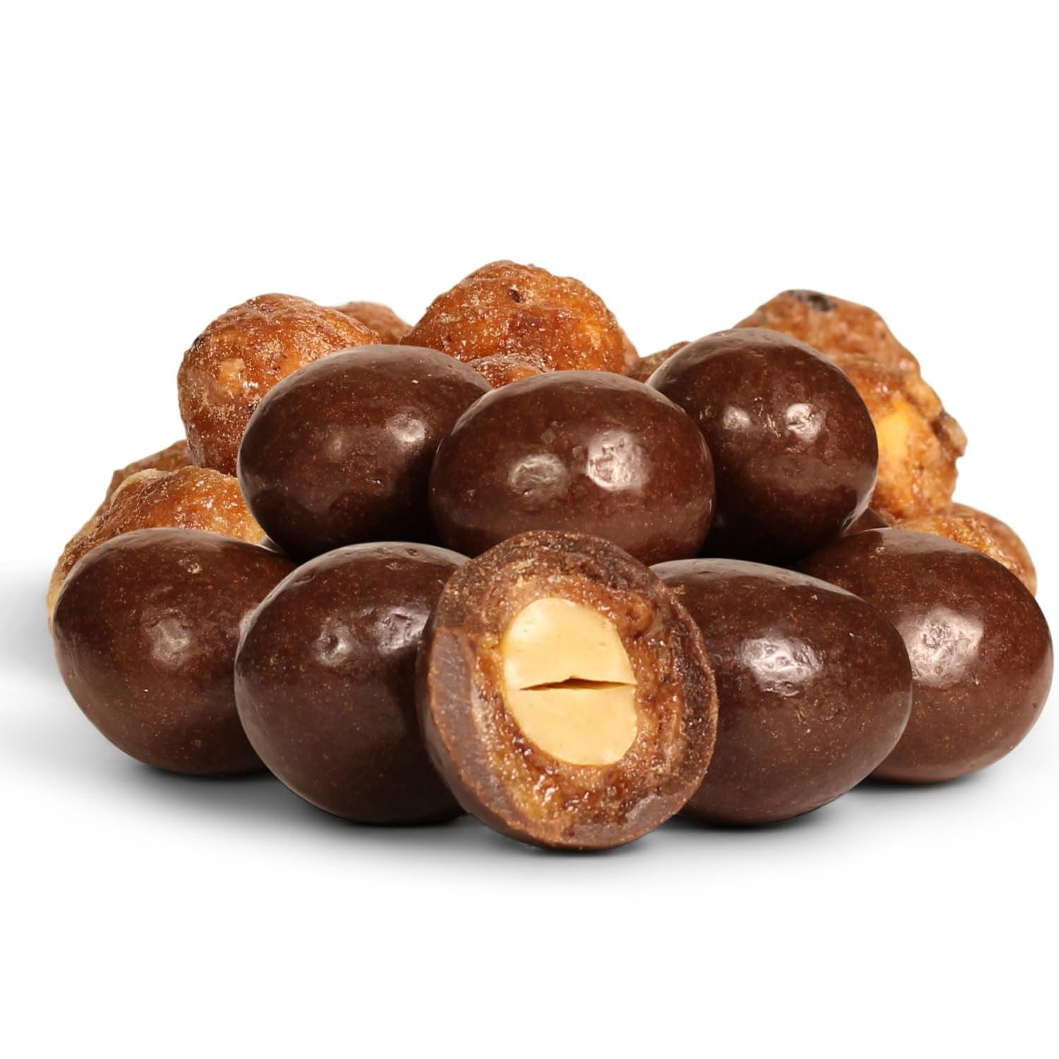 Milk Chocolate Toffee Coated Peanuts by It's Delish, 48 OZ Jumbo Container  Milk Chocolate Covered Candy Nuts Bulk Peanut Chocolates Sweet & Crunchy Nut Snack  Kosher Dairy