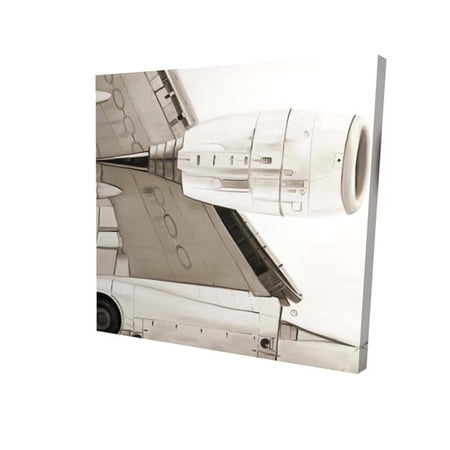 Begin Home Decor 2080-2424-TR71-1 24 x 24 in. Underside Aviation Canvas - Man Cave Home Decor Wall Art