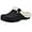 Black/White, variant on KAQ Classic Fur Lined Clogs Waterproof Winter Fuzzy Slippers for Women Men Indoor and Outdoor