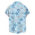 thumbnail image 5 of Mens Shirts, LONKITO Casual Button Down Shirts for Men Short Sleeve Beach Vacation Hawaiian Summer Clothes, 5 of 6