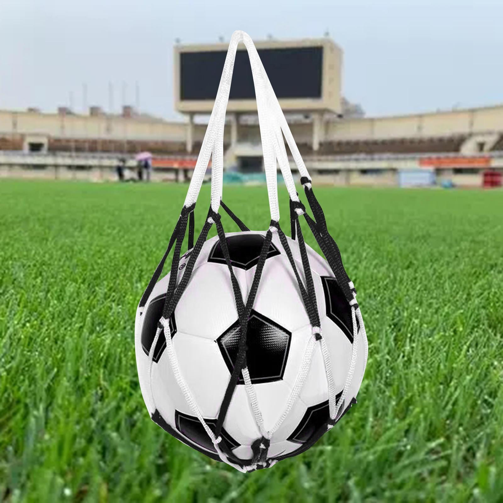 Single Ball Mesh Bag Carrier, Sports Ball Holder Storage Bag