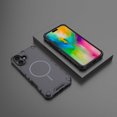 thumbnail image 6 of Magnetic Case for iPhone 16 Plus, Compatible with Mag-Safe, Classic Hybrid Magnetic Phone Case, Military Grade Drop Protection, Scratch-Resistant Back Rugged Cover for iPhone 16 Plus, Gray, 6 of 7