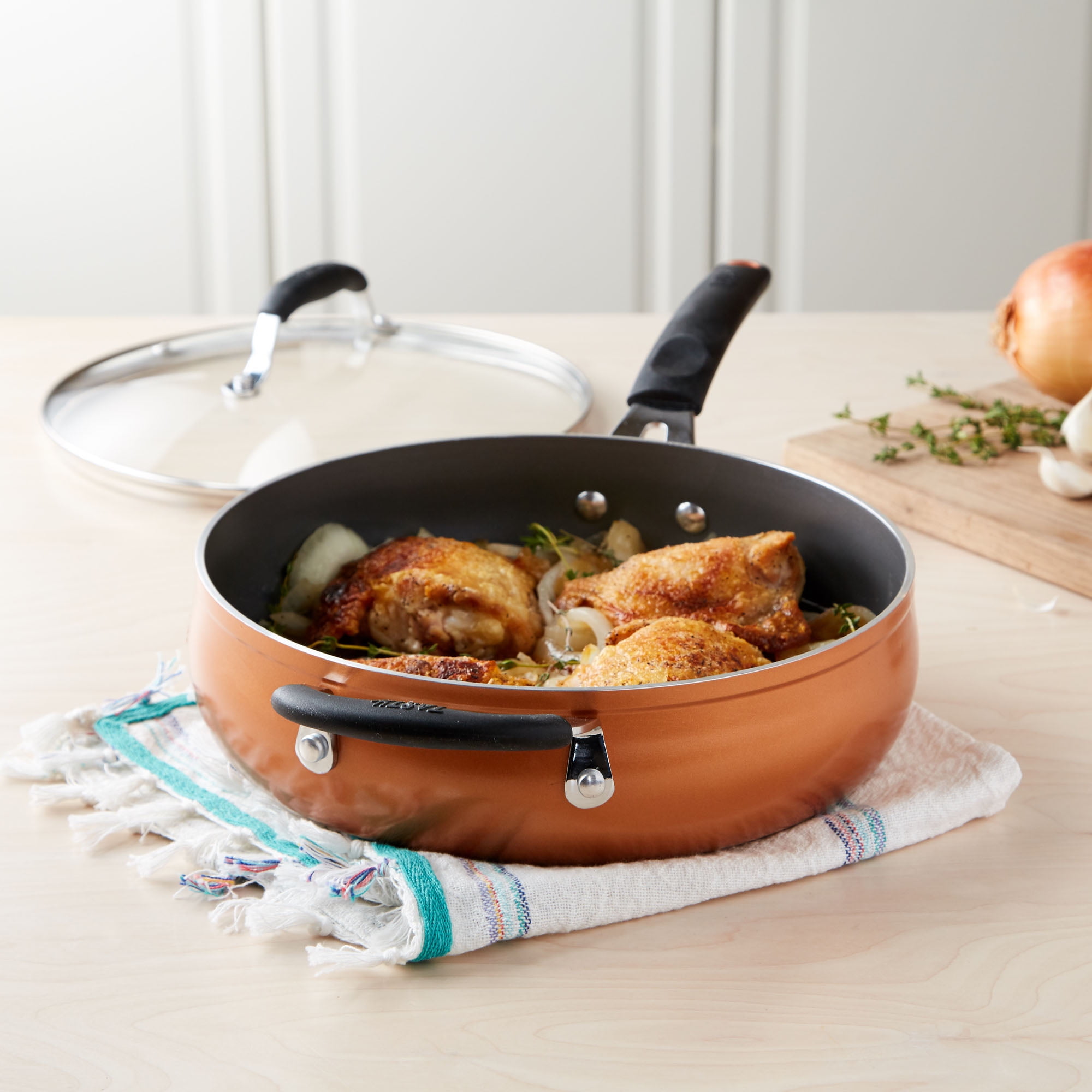 Tasty 4 Quart Non-Stick Saute Pan