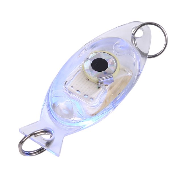 Lámpara de atracción de pesca submarina portátil Accesorios de pesca con señuelo (azul)