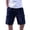 Navy, variant on Mens Swimming Trunks Swim Trunks Quick Dry Swim Shorts Casual Swimwear Bathing Suits Summer Beach Shorts with Multiple Pockets Black S(S)
