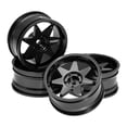 thumbnail image 2 of Bunblic 1:10 Scale RC Car Wheel Rims Xy01 Remote Control Vehicles Parts Modification High Performance Replacement RC Toys Accessories Black, 2 of 8