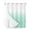 Green, variant on No Hook Gray Beige Ombre Shower Curtain with Snap in Liner Set, Abstract Modern Art Gradient Waterproof Fabric Bathroom Curtains with See Through Top Window, Hotel Style Small 36 x 72 Inch