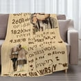 thumbnail image 2 of Best 50th Wedding Anniversary Blanket Gifts for Couple Parents Ideas 60"x50", 2 of 5