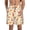 Flower Fox, variant on Mardi Gras Carnival1 Men's Beach Shorts, Surfing shorts, Swim trunks, Quick Dry Swim Trunks for Surfing Beach Fun - Large