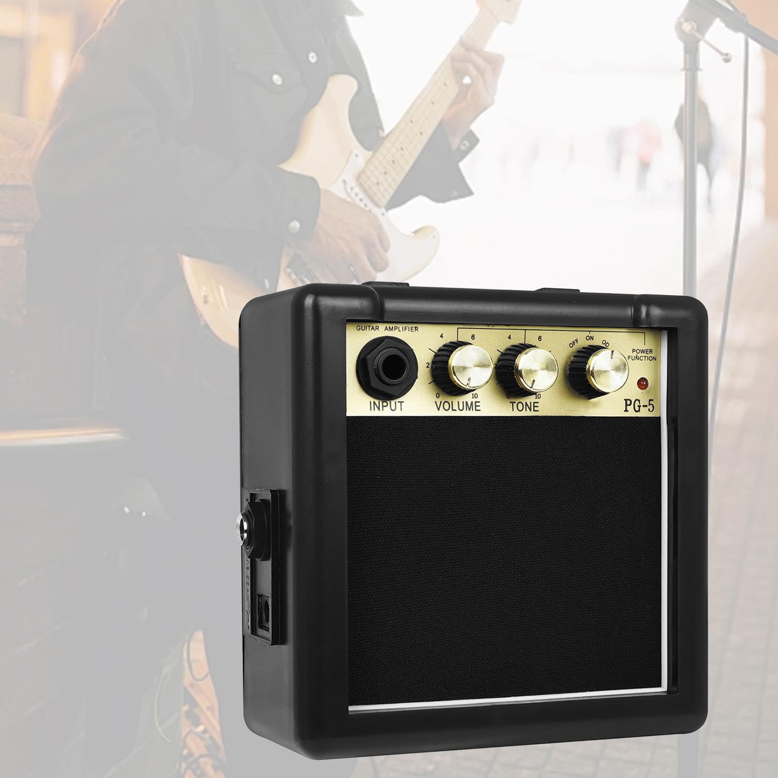 QccHieUs Guitar Amplifier Bass Amplifier Instrument Accessory Practices Versatile 5W Mini