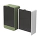 thumbnail image 1 of 2 jaboneras de pared para ducha, decorativas, adhesivas, con tapa 1 pieza verde 1 pieza blanco, 1 of 9