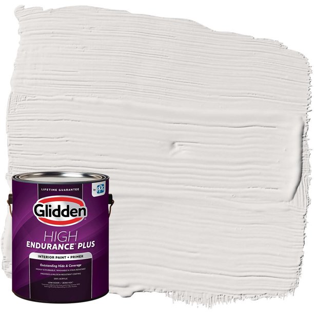Glidden High Endurance Plus Interior Paint and Primer, Light Pelican