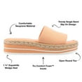 thumbnail image 4 of Journee Collection Womens Rosey Tru Comfort Foam Wedge Heel Espadrille Sandals, 4 of 7