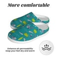 thumbnail image 6 of KLL Cute Shark Turtle Pattern Adult Unisex Cozy Slippers,Fuzzy Slip-on Slippers TPR Sole Slippers Comfort Plush Home Footwear for Indoor & Outdoor-37/38, 6 of 7