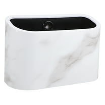 Laundry Room Trash Can Waste Basket for Bathroom Small Office White