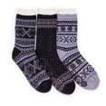 thumbnail image 2 of Muk Luks Women's 3 Pk. Tall Cozy Lined Lounge Socks, 2 of 2