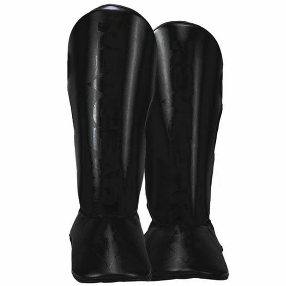 Pinnacle P4 Shin Guards - Black/Matte Black