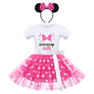 Minnie Mouse Baby Toddler Girl Unicorn Long Sleeve Top, Tutu Skirt ...
