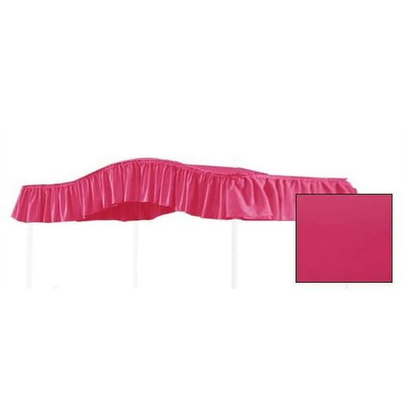 Canopy Drape Curtain - Twin Size - Solid Hot Pink - Perfect to use on Your Existing Canopy Frame