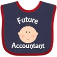 thumbnail image 3 of Inktastic Future Accountant Occupation Boys or Girls Baby Bib, 3 of 4