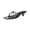 Black_001, variant on Womens Jelly Thong Sandals, Square Toe Heel Flip Flops, Open Toe Slip-On Dressy Casual Mules for Summer and Parties Clear 7(EU-38)