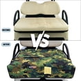 thumbnail image 5 of HUIACONG Dinosaur Camo Golf Cart Seat Covers Anti-Slip Easy to Install 2 Person Seats Cover Club Car Portable Comfortable Fit Most Cars EZGO Yamaha Club Car, 5 of 7