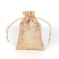 thumbnail image 1 of Bolsa de lino con cordón para Navidad, bolsita de cáñamo para embalaje de dulces y galletas, regalo de Año Nuevo, 5/10 piezas, 10x14, 13x18cm, 1 of 4