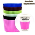 thumbnail image 2 of BE-TOOL Nonslip Glass Bottle Mug Coffee Cup Sleeve Heat Resistant Insulation Silicone Bottle Sleeve Cup Protector Cover, 2 of 7