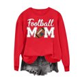 thumbnail image 5 of Karight Women's Football Mom Graphic Crewneck Sweatshirt Long Sleeve Casual Pullover Top, 5 of 6