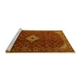 thumbnail image 2 of Ahgly Company Machine Washable Indoor Rectangle Persian Yellow Traditional Area Rugs, 6' x 9', 2 of 4