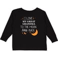 thumbnail image 3 of Inktastic I Love My Great Grandma to the Moon and Back Boys or Girls Long Sleeve Toddler T-Shirt, 3 of 5