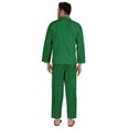 thumbnail image 4 of Inkmeso Pyjama Classique en Coton Uni Ensemble de Nuit Boutonné pour Hommes 2 Pcs, 4 of 7