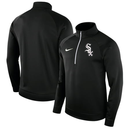 Chicago White Sox Nike Therma Top Bench Half-Zip Pullover Jacket -