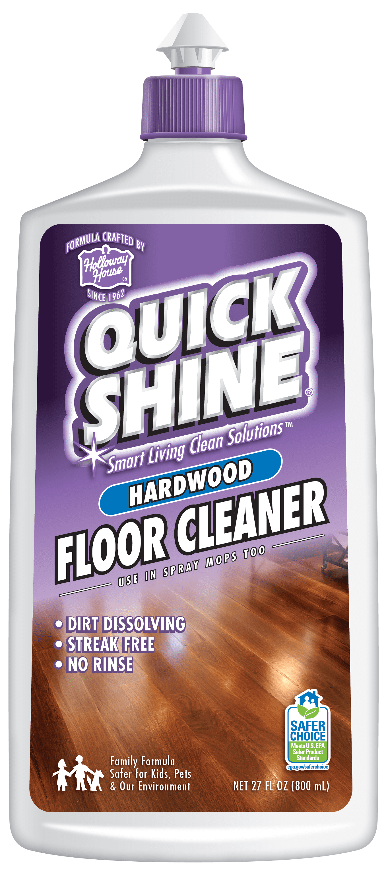 Quick Shine High Traffic Hardwood Floor Cleaner 27 Oz Walmart