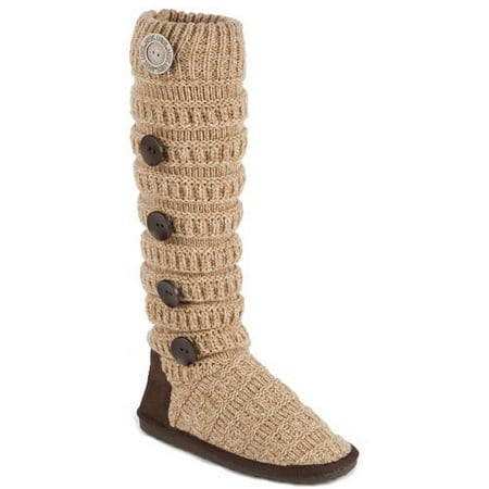 MUK LUKS Womens Miranda Marled Texture Stripe Boot