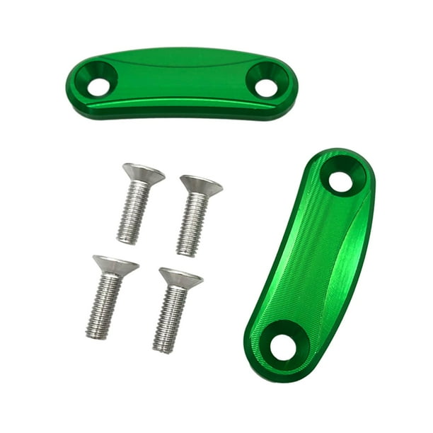 Elevador de montaje para espejo retrovisor de motocicleta para ZX10R 2016-2023, espejo de motocicleta Verde