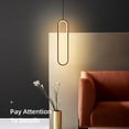 thumbnail image 4 of Mini Lámpara Colgante Moderna De Diseño Nórdico Minimalista Con Fuente De Luz Brillante, Aluminio, Para Comedor, Dormitorio, Pasillo, 4 of 8