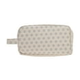 thumbnail image 1 of Bolsas de maquillaje de moda rectangular única 1 Pc para viajar, grande, caqui, gris, poliéster, 1 of 5